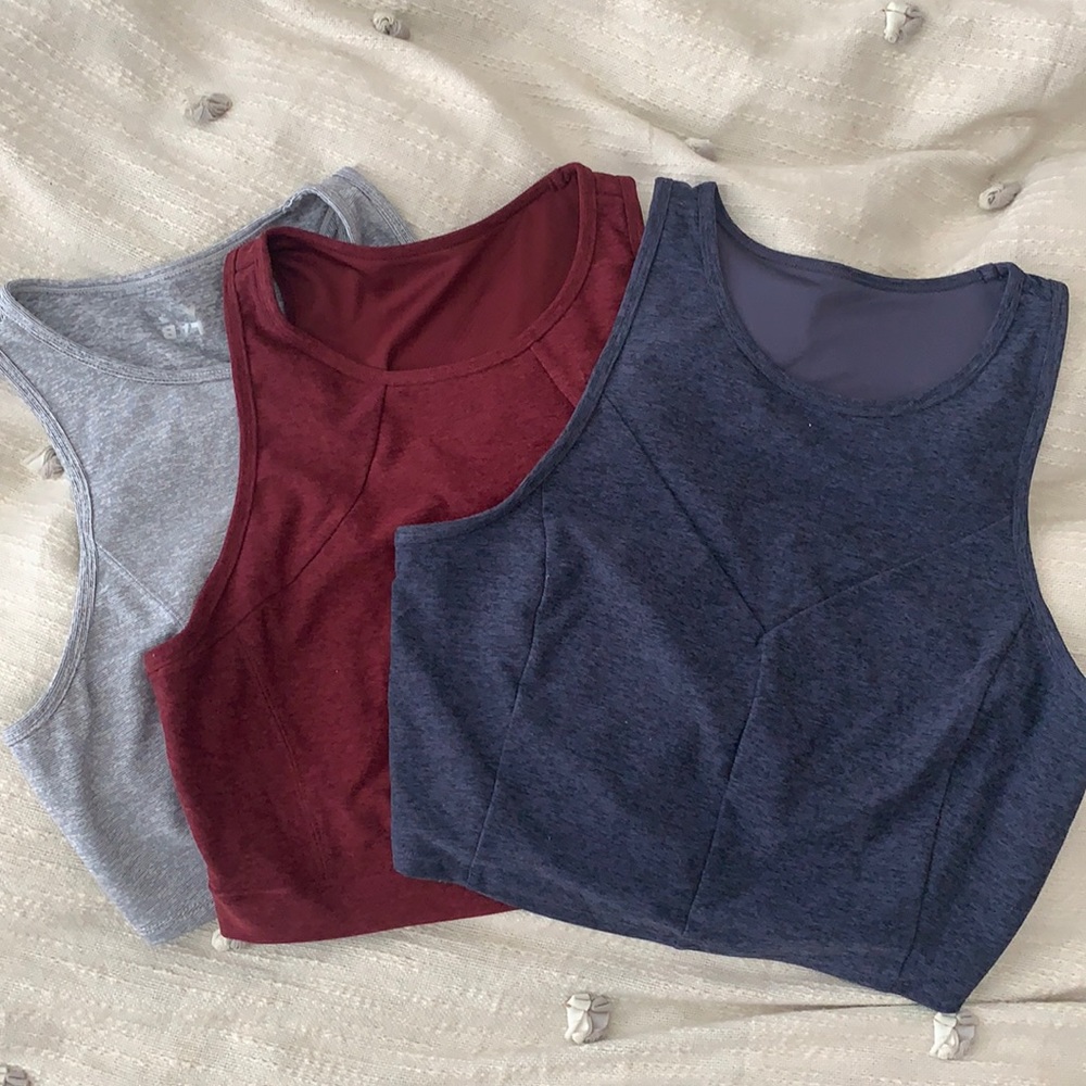 COPY - Women’s Cropped workout tops/longline bra-…